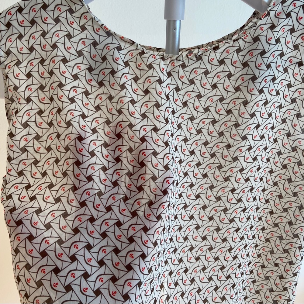 ๐โ๏ธ Patterned chiffon shell - Picture 4 of 4